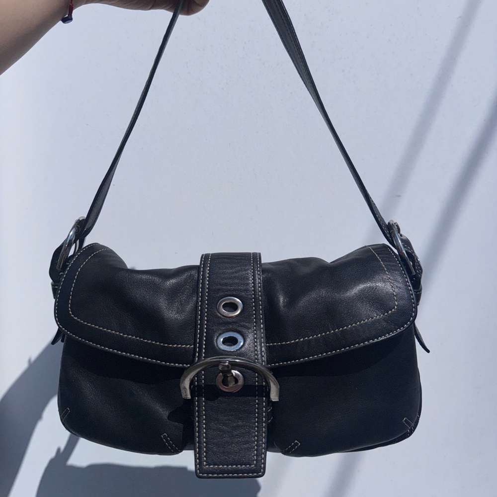 Vintage Coach SoHo Buckle Flap shoulder bag